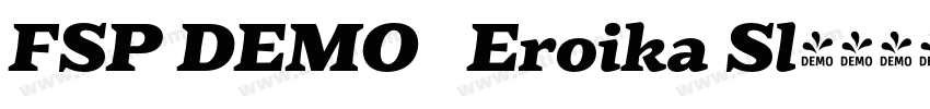 FSP DEMO   Eroika Sl字体转换